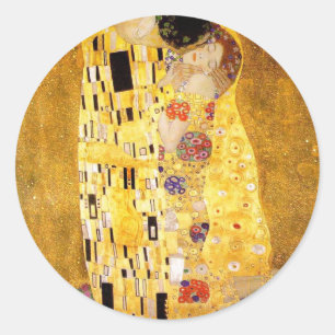 Gustav Klimt Los Pegatinas Del Beso