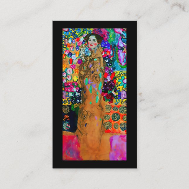 Gustav Klimt Print ~ Tarjeta de visita (Anverso)