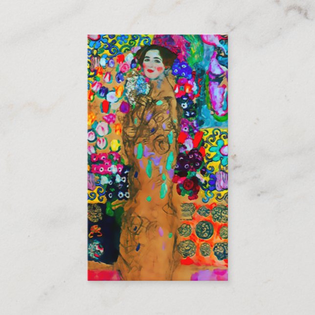 Gustav Klimt Print ~ Tarjeta de visita (Anverso)