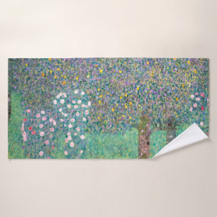 Gustav Klimt - Rosebushes bajo los árboles