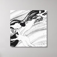 Gustav Klimt - Sangre de pez Arte japonés surreali