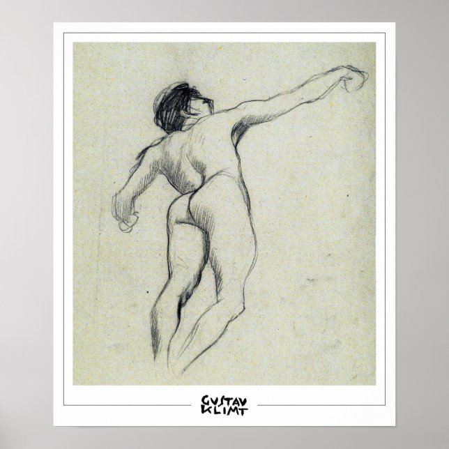 Gustav Klimt Zedign Poster de Arte #153 (Frente)