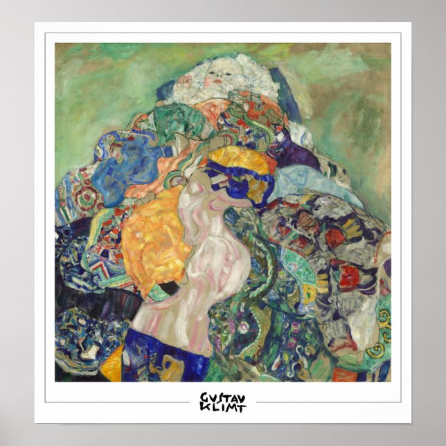 Gustav Klimt Zedign Poster de Arte #2 (Frente)