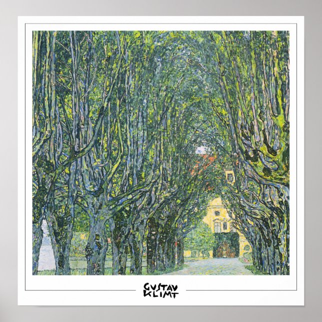 Gustav Klimt Zedign Poster de Arte #21 (Frente)