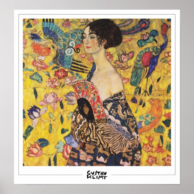 Gustav Klimt Zedign Poster de Arte #22 (Frente)