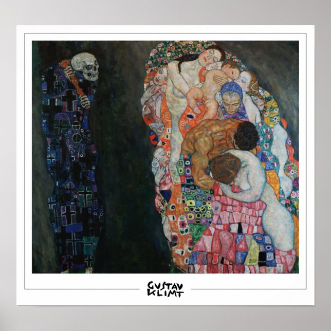 Gustav Klimt Zedign Poster de Arte #257 (Frente)