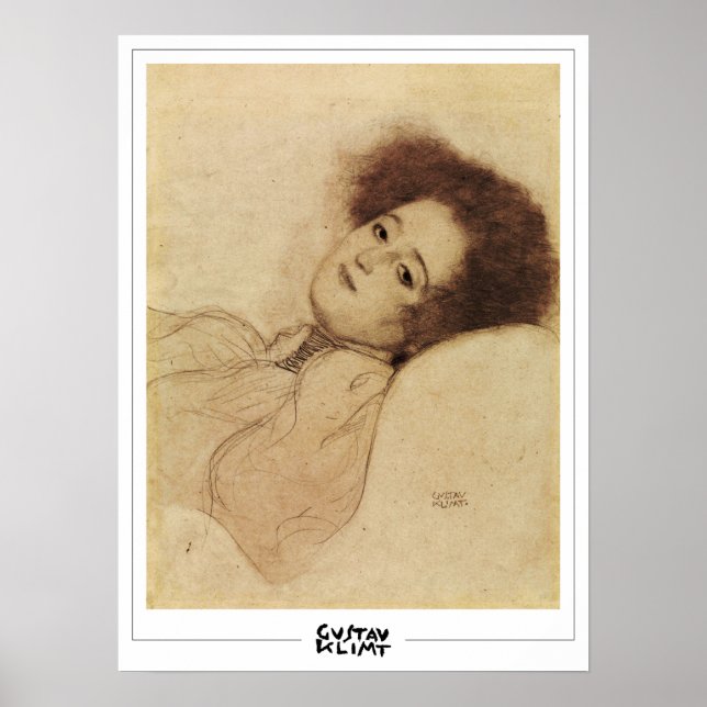 Gustav Klimt Zedign Poster de Arte #296 (Frente)