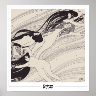 Gustav Klimt Zedign Poster de Arte #341