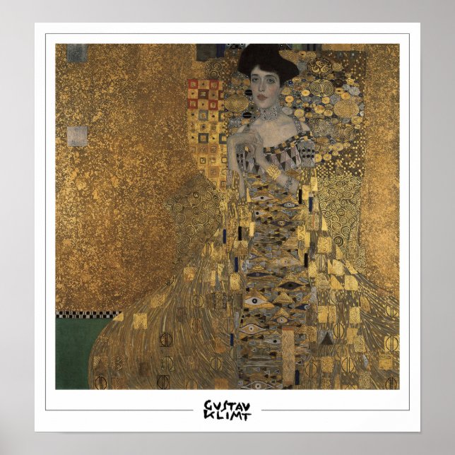 Gustav Klimt Zedign Poster de Arte #5 (Frente)