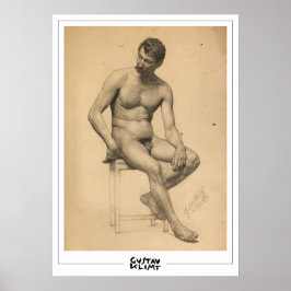 Gustav Klimt Zedign Poster de Arte #514