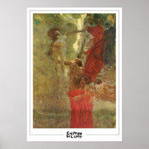Gustav Klimt Zedign Poster de Arte #562