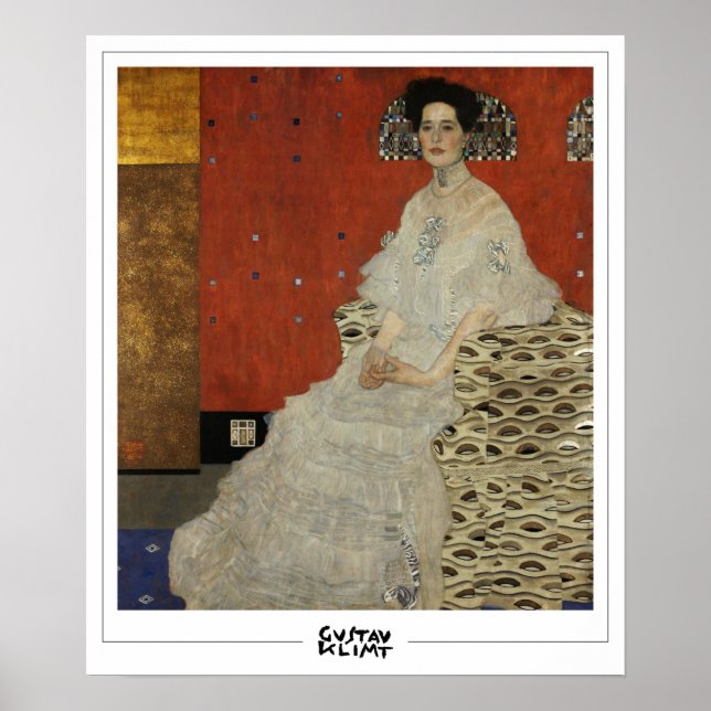 Gustav Klimt Zedign Poster de Arte #58 (Frente)