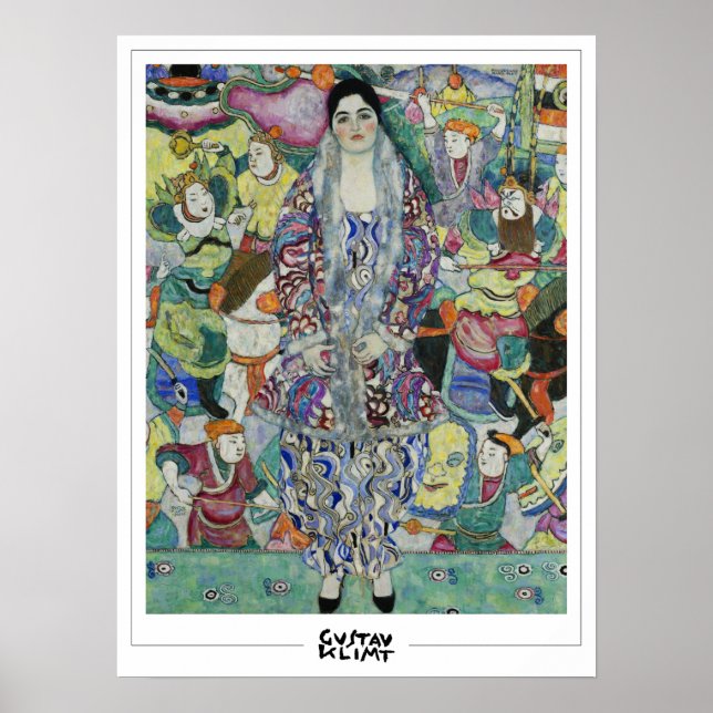 Gustav Klimt Zedign Poster de Arte #85 (Frente)