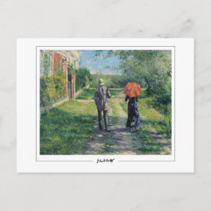 Gustave Caillebotte #14 - Tarjeta postal de arte f