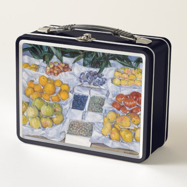 Gustave Caillebotte - Frutas exhibidas en un puest (Anverso)