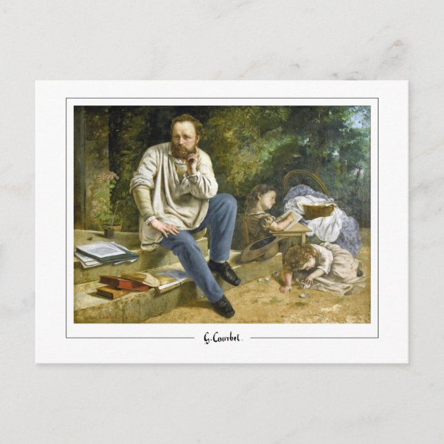 Gustave Courbet #301 - Postales Bellas Artes (Anverso)