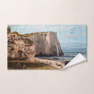 Gustave Courbet - Acantilados en Etretat después d