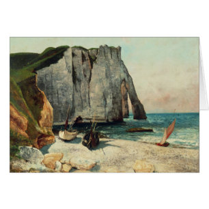 Gustave Courbet el los acantilados de Etretat,
