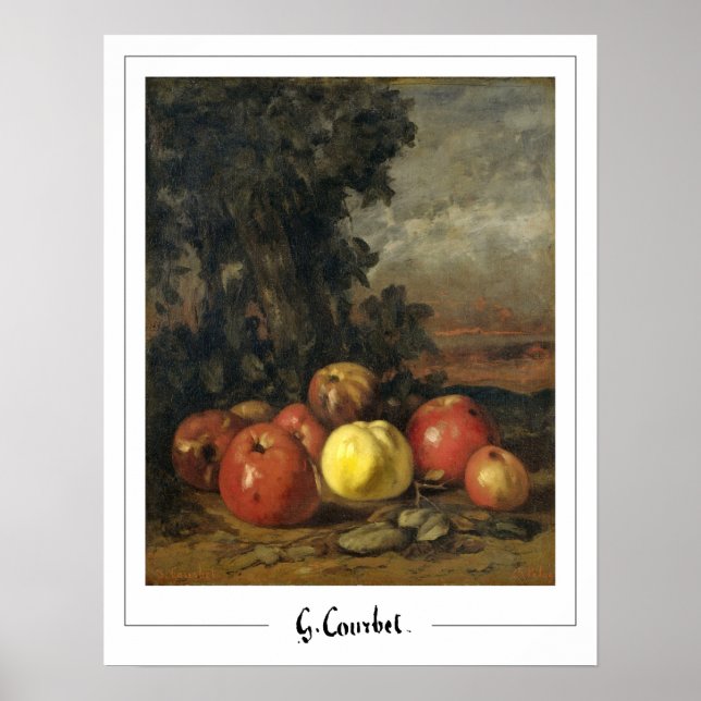 Gustave Courbet Zedign Poster de arte #153-2 (Frente)