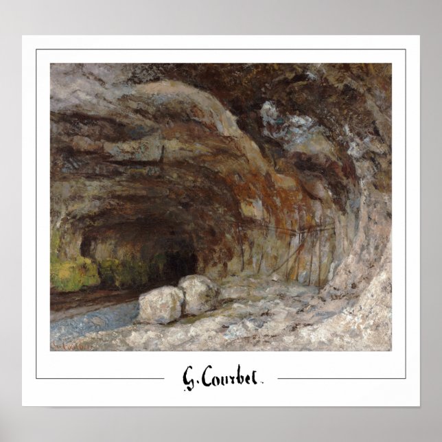 Gustave Courbet Zedign Poster de arte #19-2 (Frente)