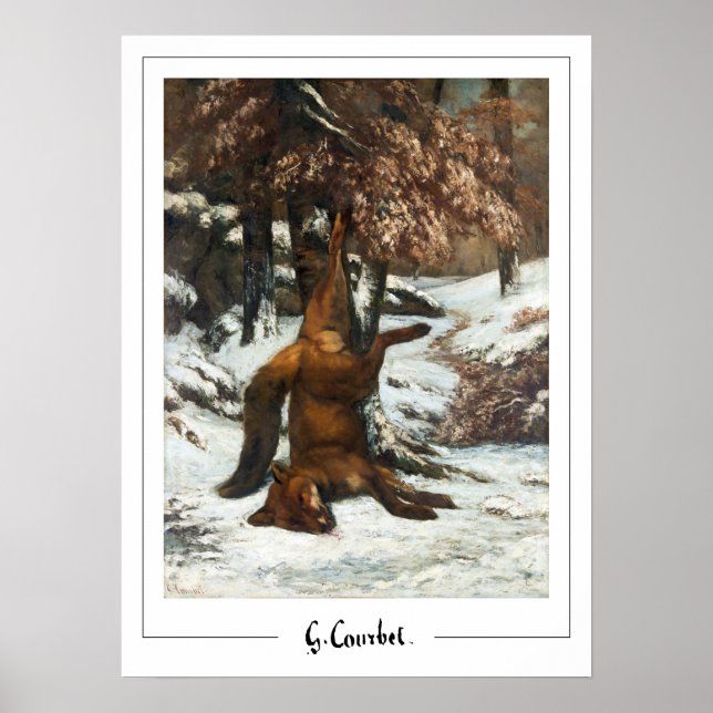 Gustave Courbet Zedign Poster de arte #304-2 (Frente)