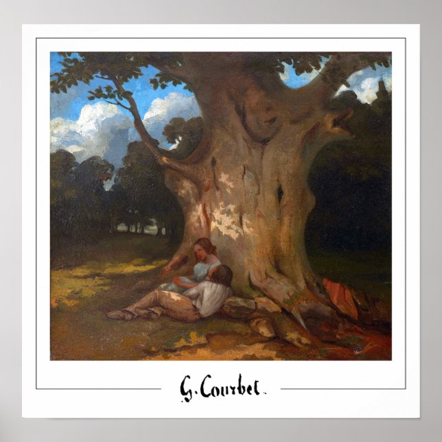 Gustave Courbet Zedign Poster de Arte #35 (Frente)