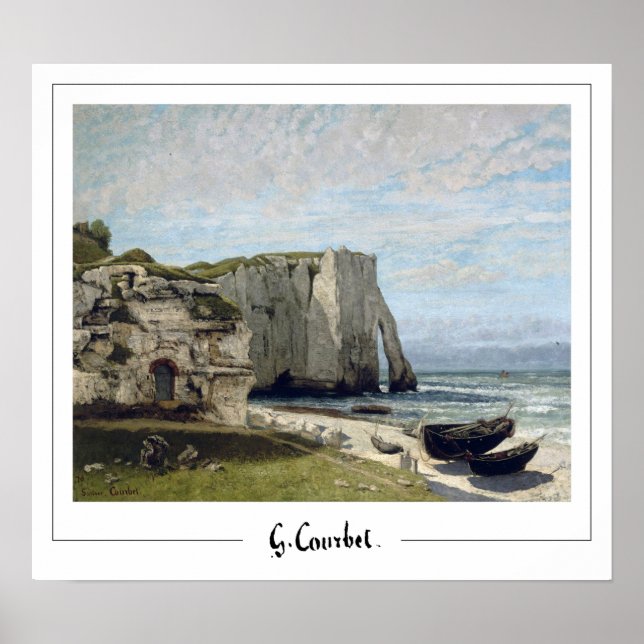 Gustave Courbet Zedign Poster de arte #9-2 (Frente)