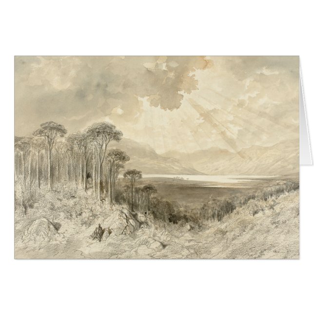 Gustave Dore - Paisaje escocés (Anverso (Horizontal))