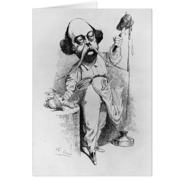 Gustave Flaubert que diseca a señora Bovary (Frente)