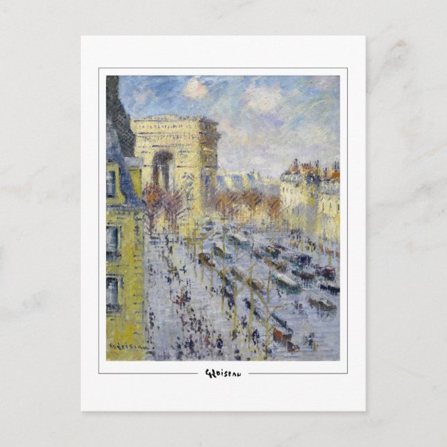 Gustave Loiseau #104 - Postal Bella Artes (Anverso)