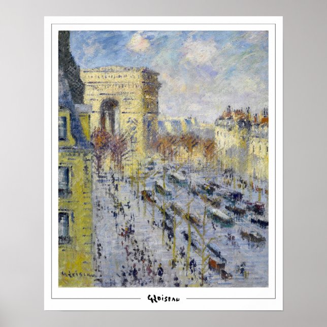 Gustave Loiseau Zedign Poster de Arte #104 (Frente)