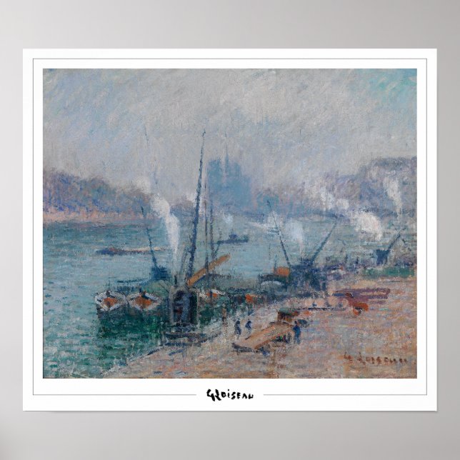 Gustave Loiseau Zedign Poster de Arte #347 (Frente)