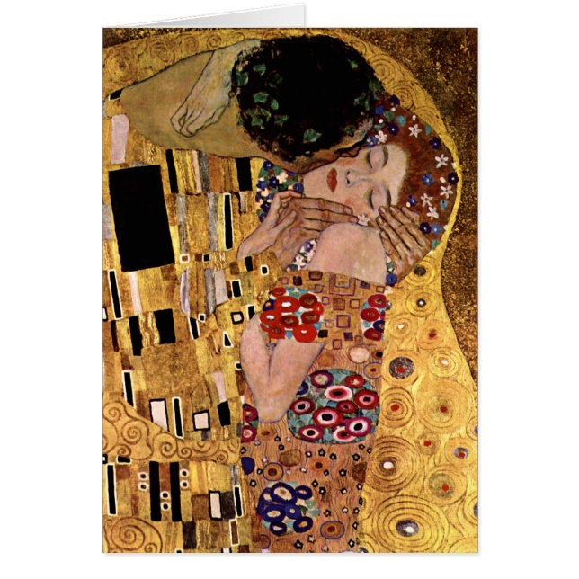 Gustavo Klimt: El beso (detalle) (Frente)