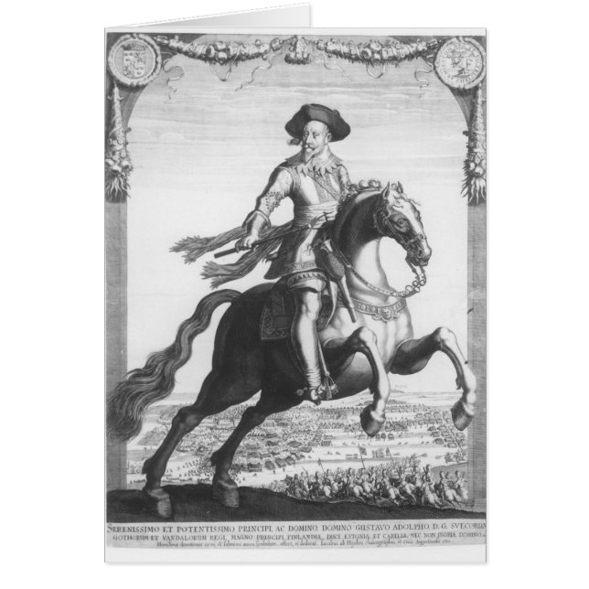 Gustavus Adolphus II, rey de Suecia, encendido (Frente)