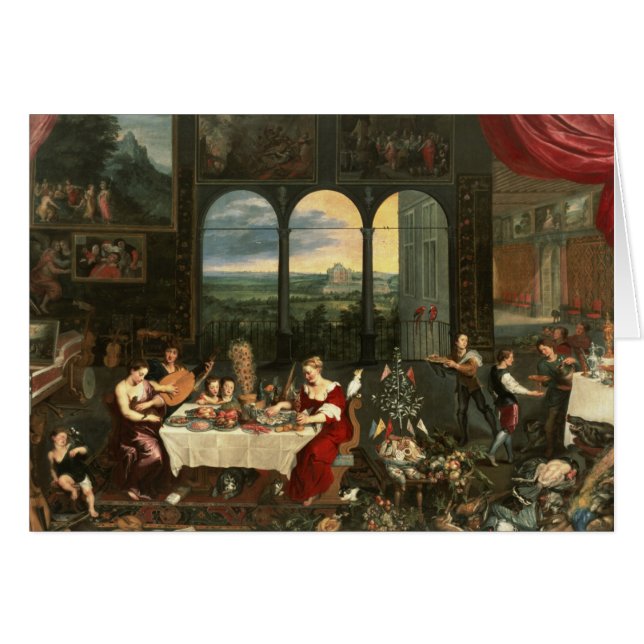 Gusto, audiencia y tacto, 1618 (Anverso (Horizontal))