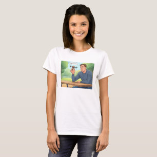 Gustos como mujeres de pollo camiseta blanca