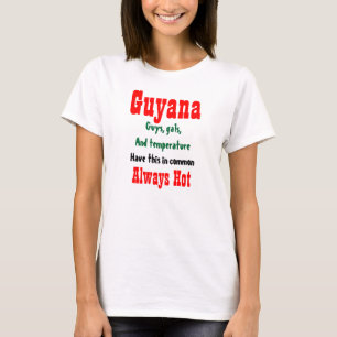 Guyana chicas calientes y camisetas para chicos