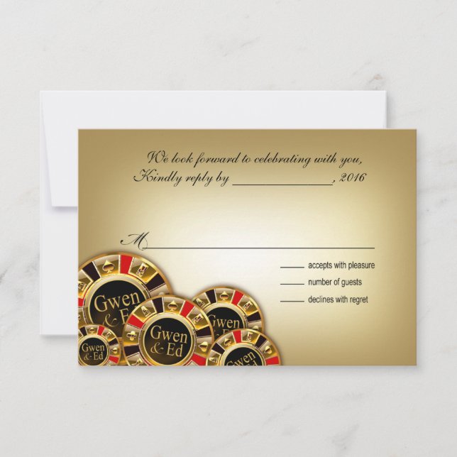 Gwen Las Vegas Casino Fiesta RSVP (Anverso)