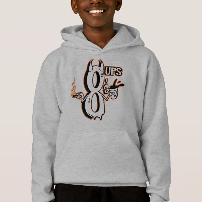 Gwosts 8's UPS Kid's Hoodie (Anverso)