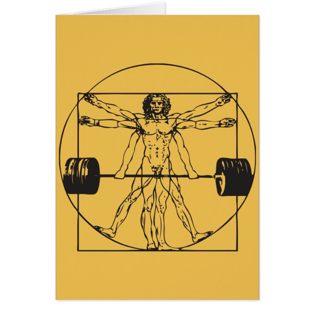 Gym Barbell - Hombre Vitruviano (Frente)