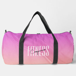 Gym Companion Moderno Naranja Rosa Gradiente Bolsa