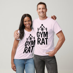 GYM RAT, camisetas divertidas y camisetas sin mang