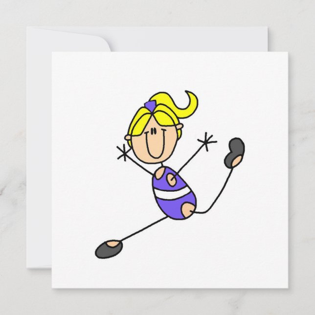 Gymnast Chica rubio (Anverso)