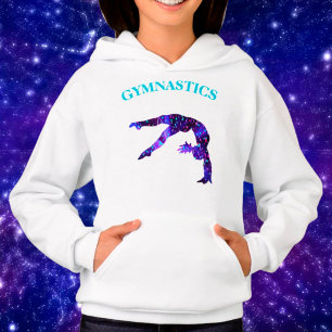 Gymnastics Back Handspring Hoodie w/ Gymnast Name