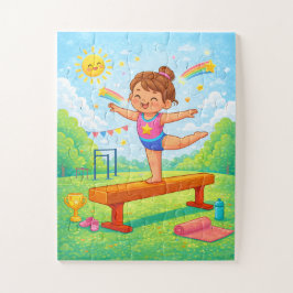 Gymnastics Puzzle | Young Gymnast Balance Beam