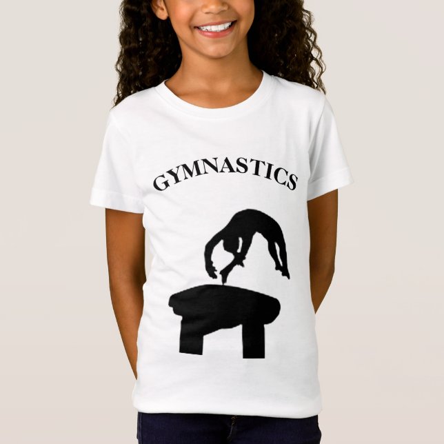 Gymnastics Vault con camiseta de Chicas de nombre (Anverso)