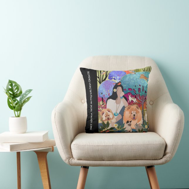 GYPSY CHILD - CHOW tirando almohada (Silla)