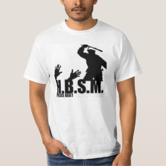 H.B.S.M. La policía batió la camisa del logotipo