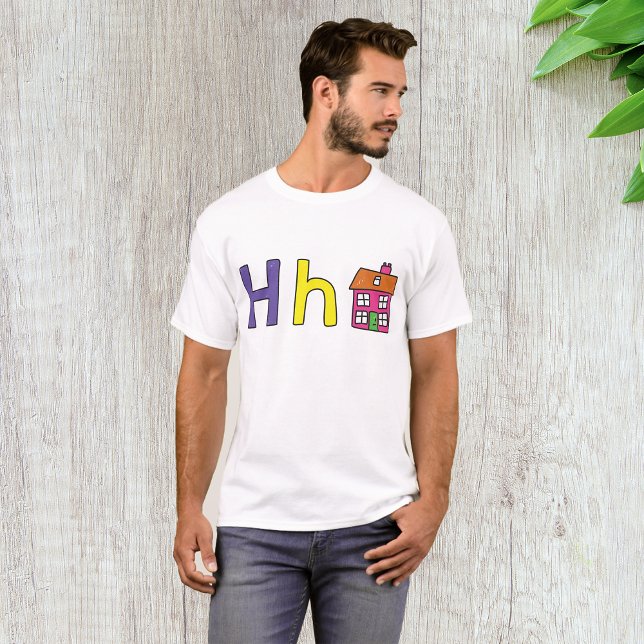 H Es Para La Camiseta De Los Hombres De Casa (Subido por el creador)