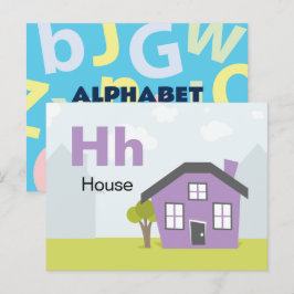 H es para la Casa - Tarjeta Flash Alphabet
